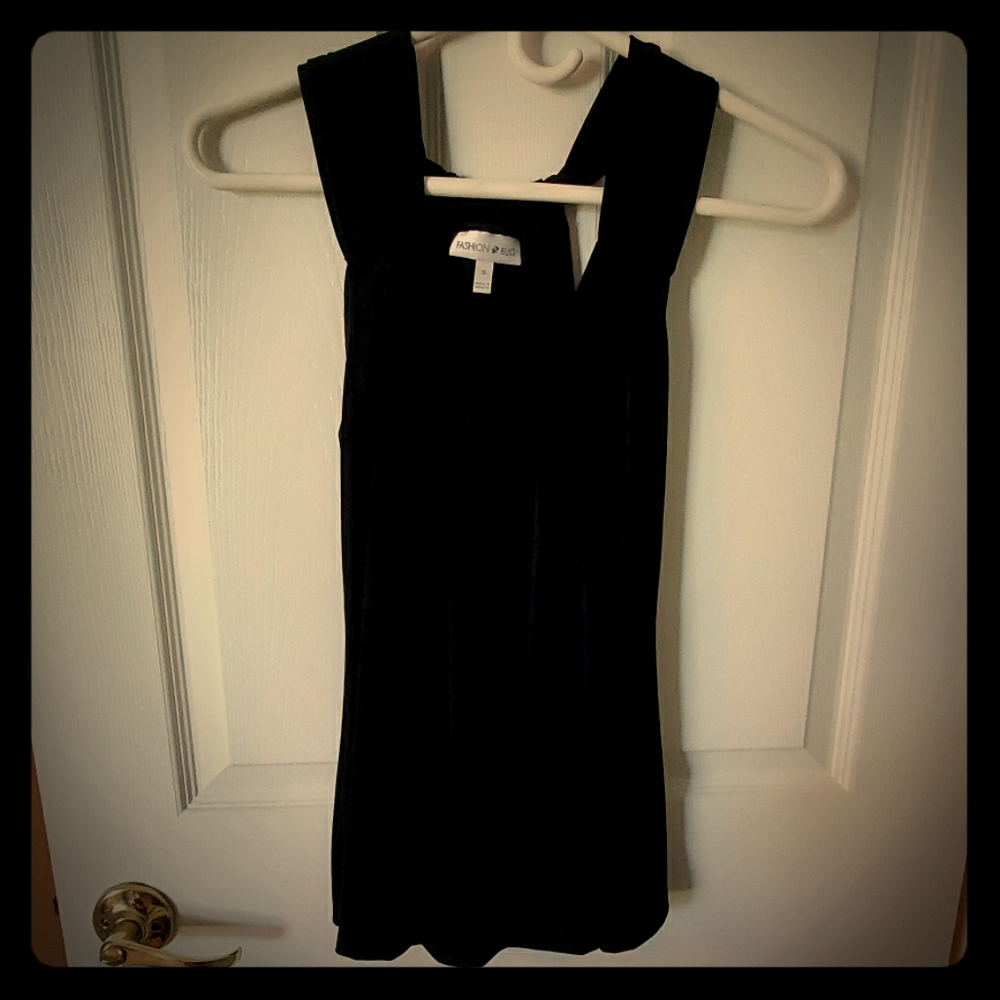Flowy Black Dress Tank